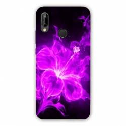 Coque Samsung Galaxy A20e fleur hibiscus violet