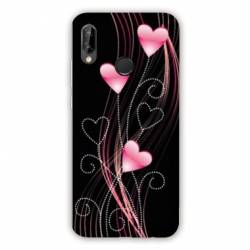 Coque Samsung Galaxy A20e Cœur rose Montant