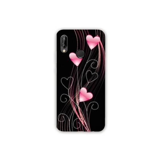 Coque Samsung Galaxy A20e Cœur rose Montant