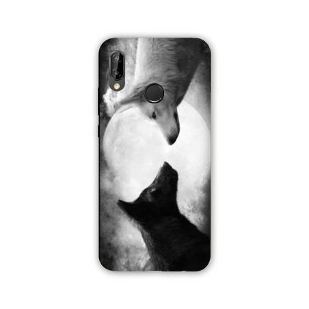 Coque Samsung Galaxy A20e Loup Duo