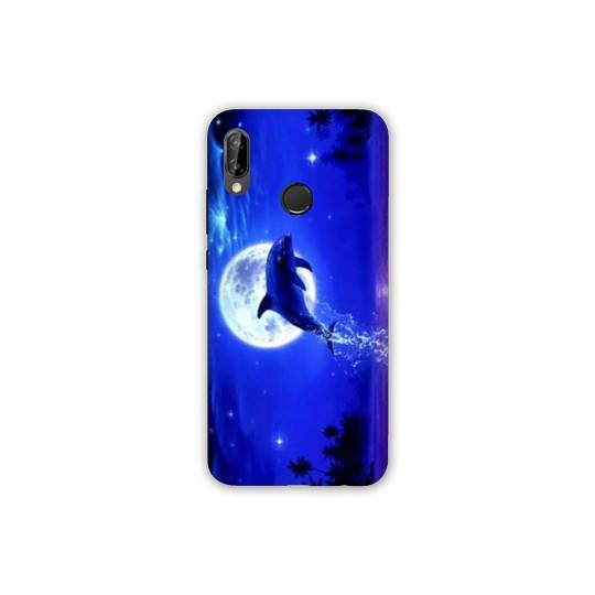 Coque Samsung Galaxy A20e Dauphin lune