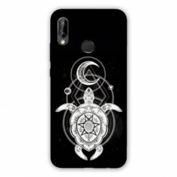 Coque Samsung Galaxy A20e Animaux Maori Tortue noir