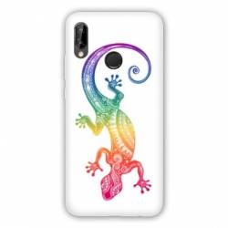 Coque Samsung Galaxy A20e Animaux Maori Salamandre color