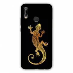 Coque Samsung Galaxy A20e Animaux Maori lezard noir