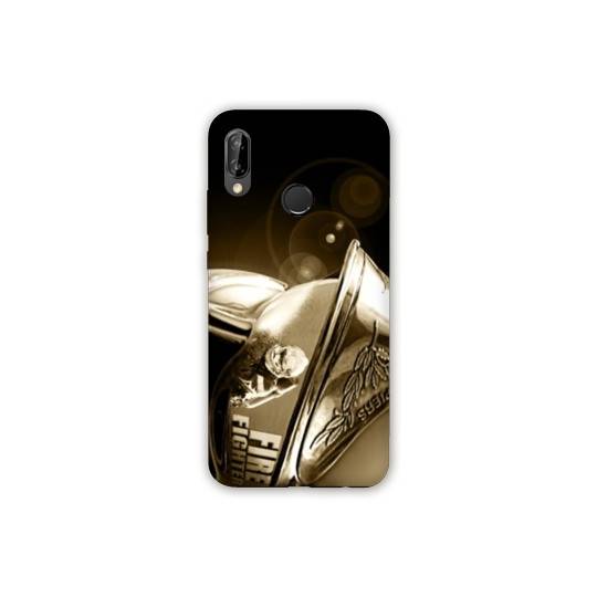 Coque Samsung Galaxy A20e pompier casque vintage