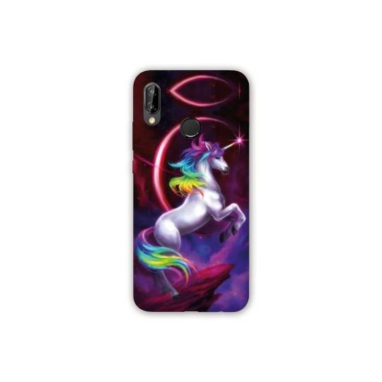 Coque Samsung Galaxy A20e Licorne Arc en ciel