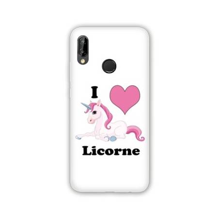 Coque Samsung Galaxy A20e Licorne I love FR