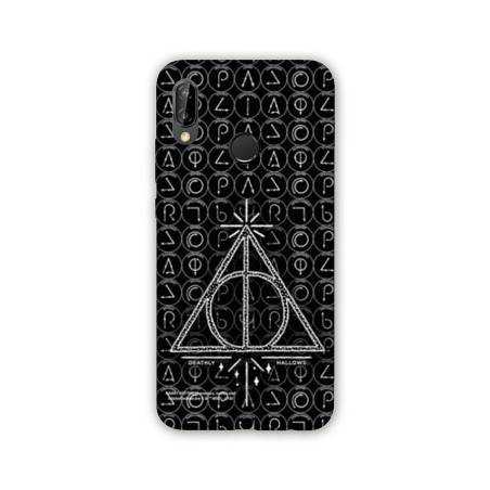 Coque Samsung Galaxy A20e WB License harry potter pattern triangle noir