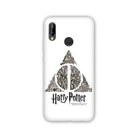 Coque Samsung Galaxy A20e WB License harry potter pattern triangle Blanc