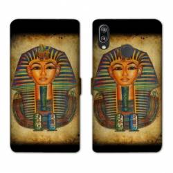 Housse cuir portefeuille Samsung Galaxy A20e Egypte Pharaon