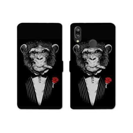 Housse cuir portefeuille Samsung Galaxy A20e Decale Mafia