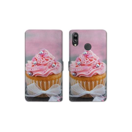 Housse cuir portefeuille Samsung Galaxy A20e Cupcake