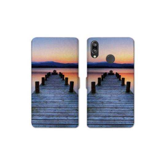 Housse cuir portefeuille Samsung Galaxy A20e Ponton