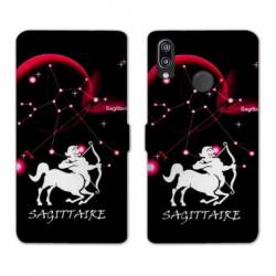 Housse cuir portefeuille Samsung Galaxy A20e signe zodiaque Sagittaire