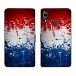 Housse cuir portefeuille Samsung Galaxy A20e France Eclaboussure