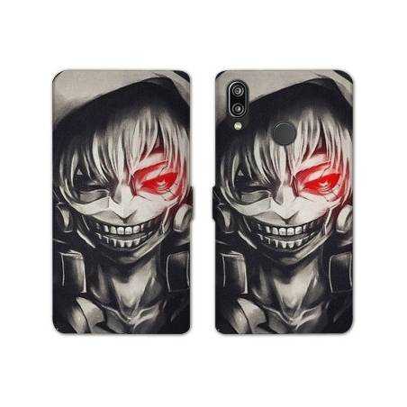 Housse cuir portefeuille Samsung Galaxy A20e Manga kaneki