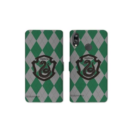 Housse cuir portefeuille Samsung Galaxy A20e WB License harry potter ecole Slytherin
