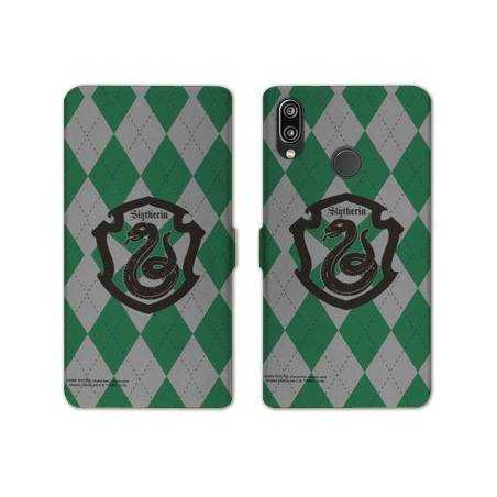 Housse cuir portefeuille Samsung Galaxy A20e WB License harry potter ecole Slytherin