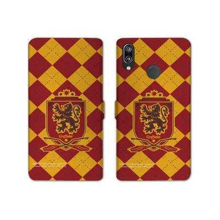 Housse cuir portefeuille Samsung Galaxy A20e WB License harry potter ecole Griffindor