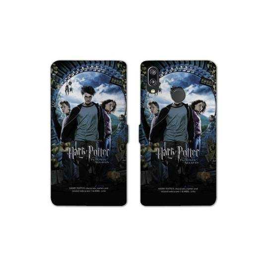 Housse cuir portefeuille Samsung Galaxy A20e WB License harry potter pattern Azkaban