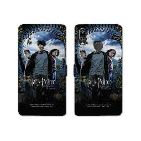 Housse cuir portefeuille Samsung Galaxy A20e WB License harry potter pattern Azkaban