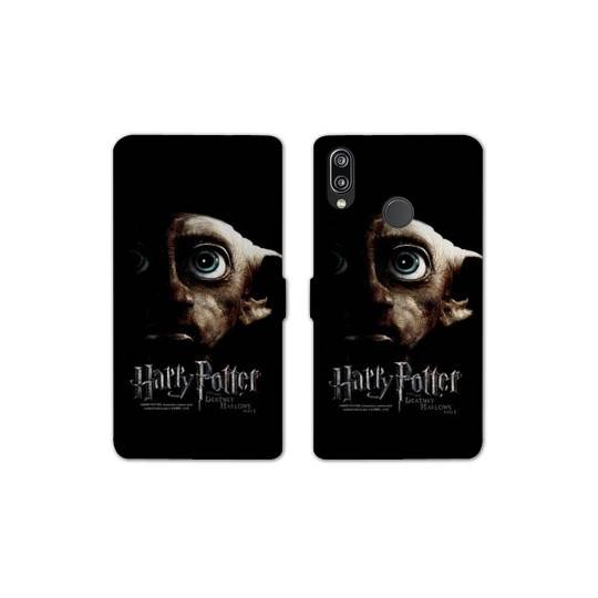 Housse cuir portefeuille Samsung Galaxy A20e WB License harry potter dobby Hollows