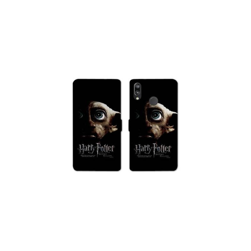 Housse cuir portefeuille Samsung Galaxy A20e WB License harry potter dobby Hollows