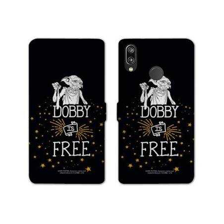 Housse cuir portefeuille Samsung Galaxy A20e WB License harry potter dobby Free N