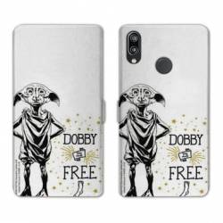 Housse cuir portefeuille Samsung Galaxy A20e WB License harry potter dobby Free B