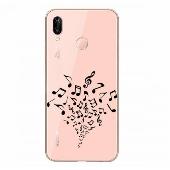 Coque transparente Samsung Galaxy A20e note musique