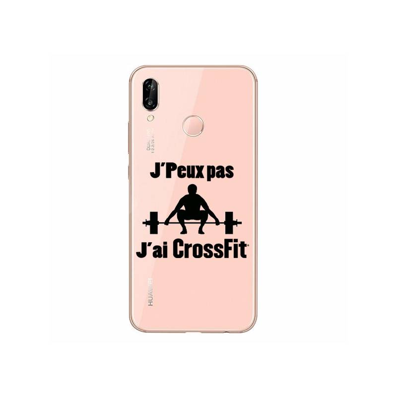 Coque transparente Samsung Galaxy A20e jpeux pas jai crossfit