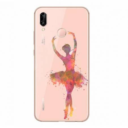 Coque transparente Samsung Galaxy A20e Danseuse etoile