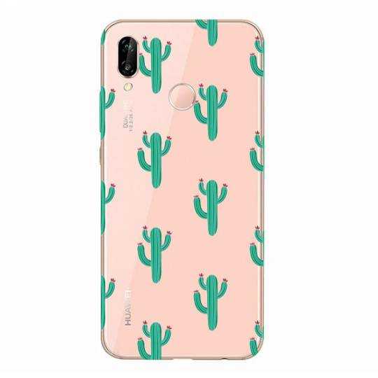 Coque transparente Samsung Galaxy A20e Cactus