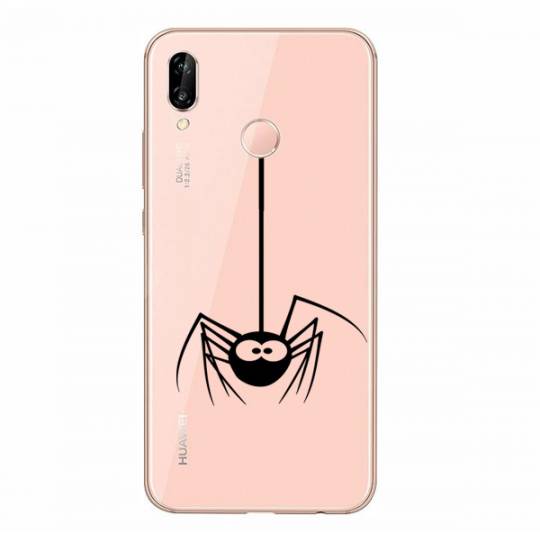 Coque transparente Samsung Galaxy A20e Araignee