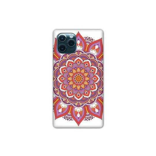 Coque Iphone 11 (5,8") Etnic abstrait Rosas orange