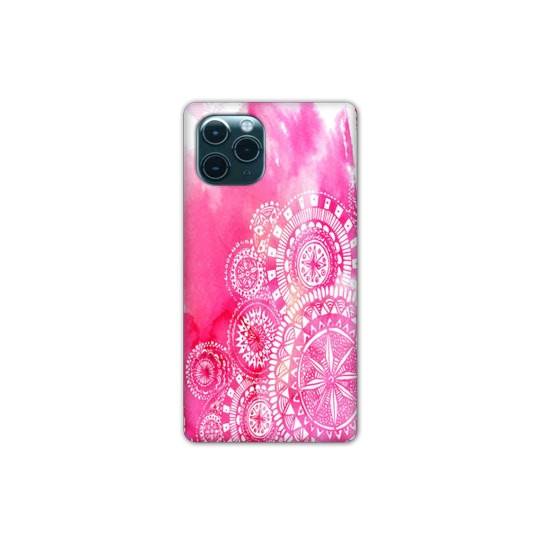 Coque Iphone 11 (5,8") Etnic abstrait Bouclier rose