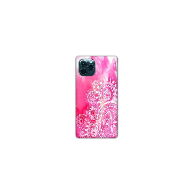 Coque Iphone 11 (5,8") Etnic abstrait Bouclier rose