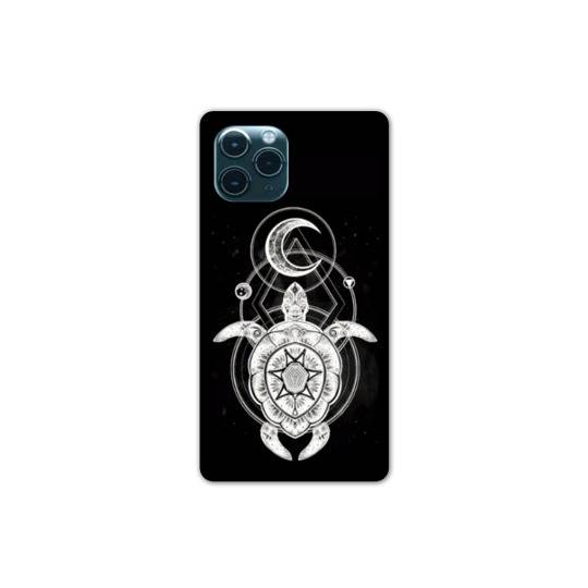 Coque Iphone 11 (5,8") Animaux Maori Tortue noir