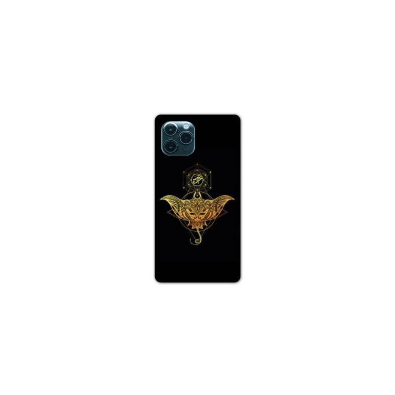 Coque Iphone 11 (5,8") Animaux Maori Raie noir