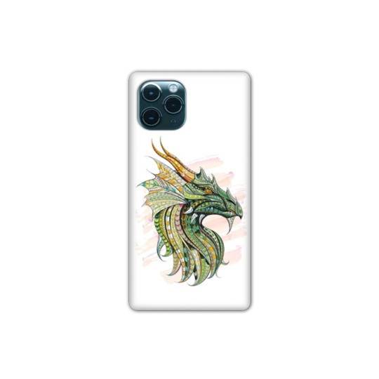 Coque Iphone 11 (5,8") Ethniques Dragon Color