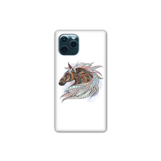 Coque Iphone 11 (5,8") Ethniques Cheval Color B