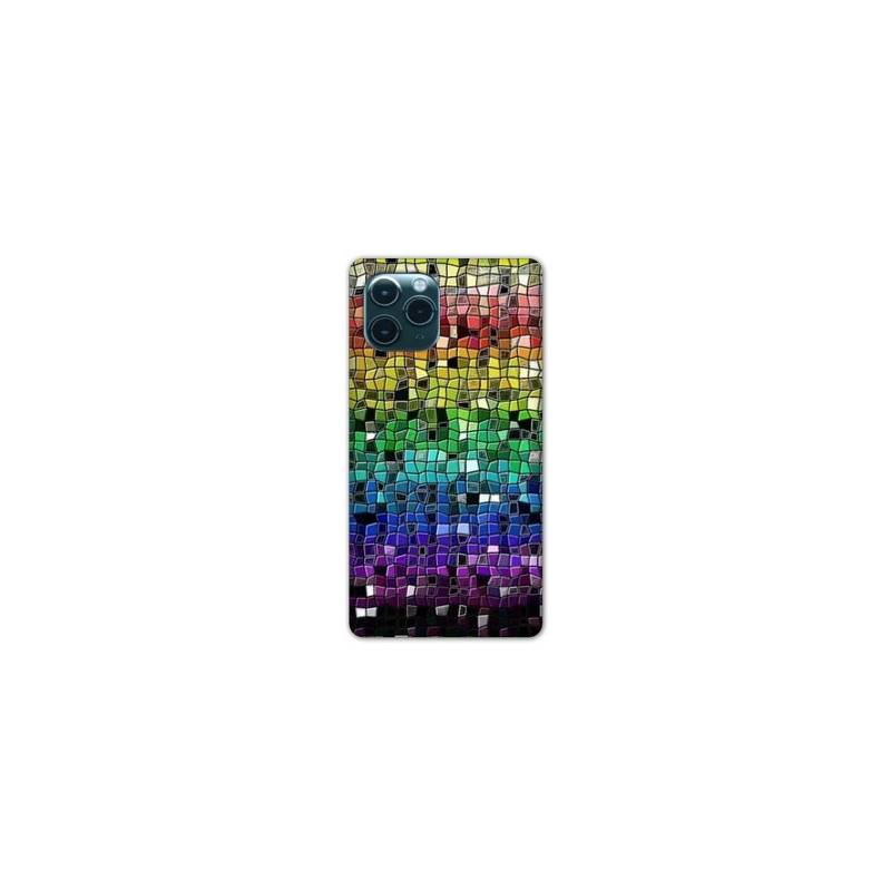 Coque Iphone 11 (5,8") Texture mosaique