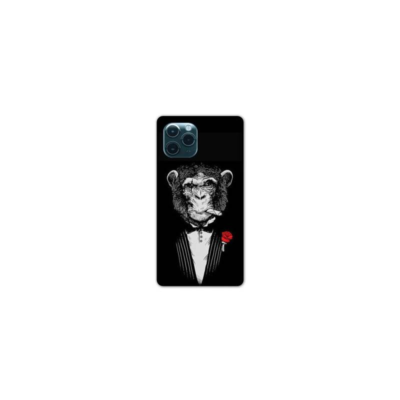 Coque Iphone 11 (5,8") Decale Singe Mafia