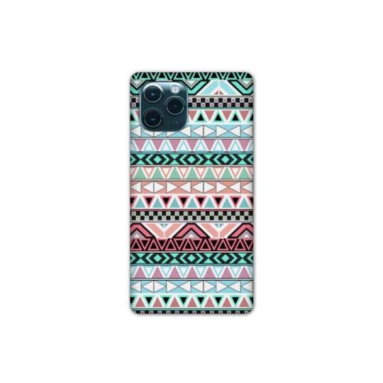 Coque Iphone 11 (5,8") motifs Aztec azteque turquoise