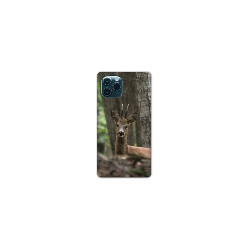 Coque Iphone 11 (5,8") chasse chevreuil Bois
