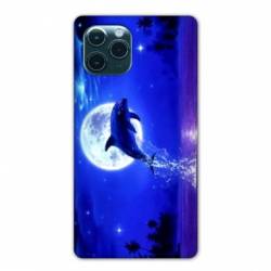 Coque Iphone 11 (5,8") Dauphin lune