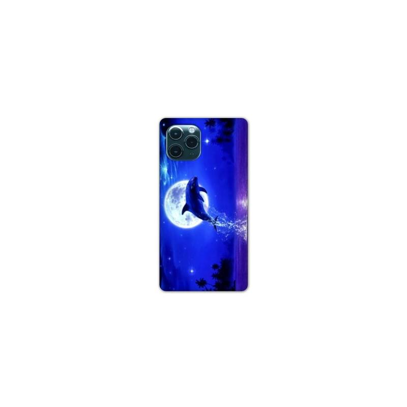 Coque Iphone 11 (5,8") Dauphin lune