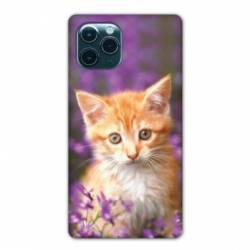 Coque Iphone 11 (5,8") Chat Violet