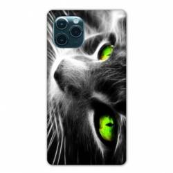 Coque Iphone 11 (5,8") Chat Vert