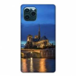 Coque Iphone 11 (5,8") France Notre Dame Paris night